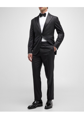 Men's Solid Peak-Lapel Tuxedo