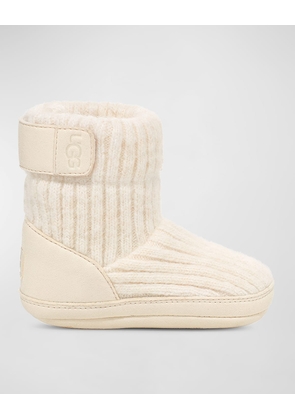 Girl's Skylar Knit Booties, Baby