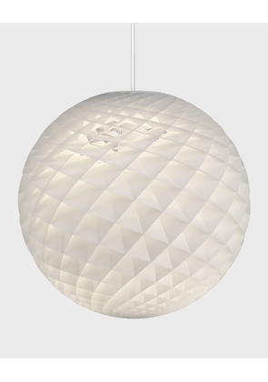 Patera White Pendant Light, 35.4' Round