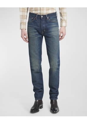 Men's Selvedge Denim Slim-Leg Jeans