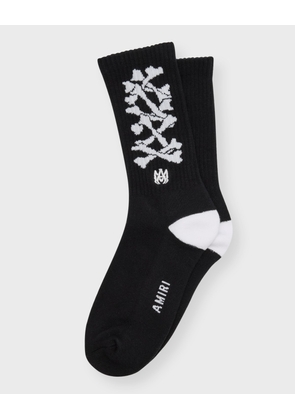 Kid's Stacked Bone Logo Crew Socks