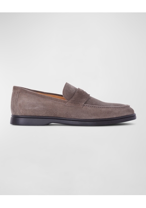 Men's Hugo Suede Penny Loafers