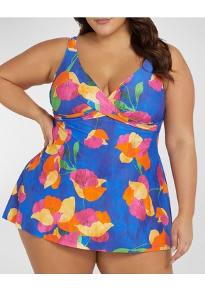 Plus Size Au Contraire Delacroix Swimdress