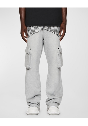 Men's Fleece Flare Cargo Pants