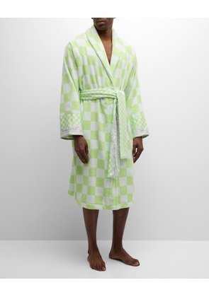 Men's Medusa Contrasto Bathrobe