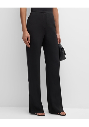 Prince Bootcut Stretch Crepe Trousers