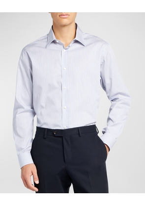 Men's Cotton Micro-Stripe Dress Shirt