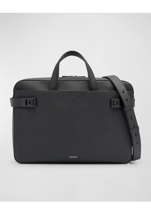 Men's Twins Briefcase with Gancini Buckles