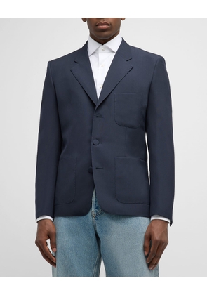 Men's Schoolboy Wool Blazer