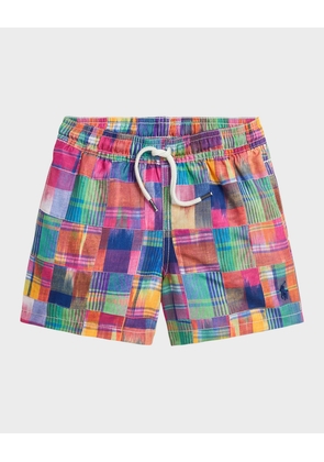 Boy's Recycled Polyester Traveler Swim Trunks, Size 2-7