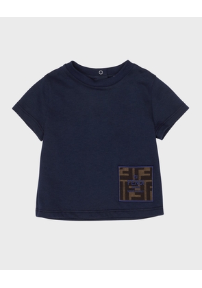 Kid's FF Square Short-Sleeve T-Shirt, Size 6M-24M