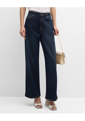 Ace Mid-Rise Straight-Leg Denim Jeans