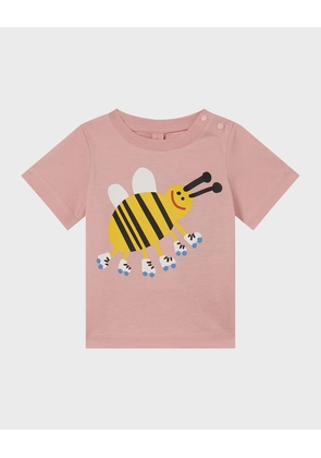 Girl's Bumblebee Printed Short-Sleeve Tee, Size 12M-36M