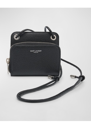 Men's Small Leather Crossbody Bag