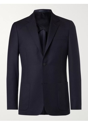 Mr P. - Navy Unstructured Worsted Wool Suit Jacket - Men - Blue - UK/US 36