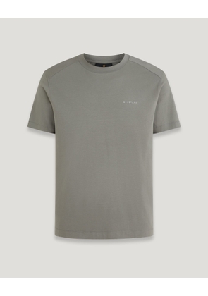 Belstaff Alloy T-shirt Men's Cotton Jersey Gunmetal Size L