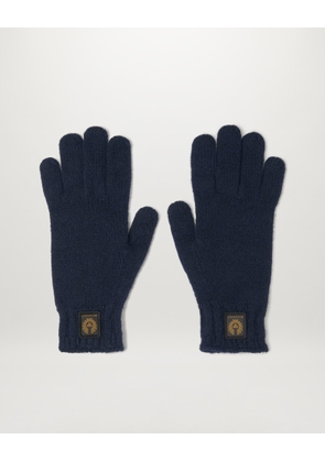 Belstaff Watch Gloves Men's Lambswool Dark Navy One Size