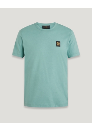 Belstaff T-shirt Men's Cotton Jersey Oil Blue Size S