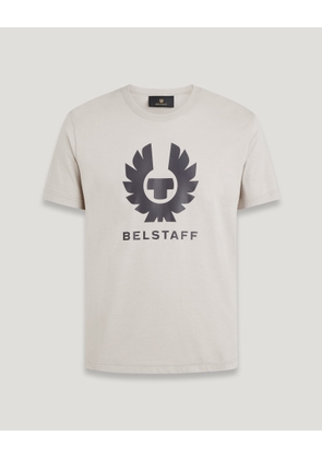 Belstaff Phoenix T-shirt Men's Cotton Jersey Chrome Grey Size M