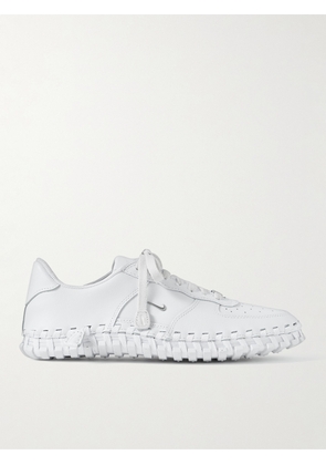 Nike - Jacquemus J Force 1 Low LX SP Embellished Leather Sneakers - Men - White - US 5