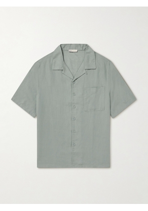 Onia - Air Convertible-Collar Linen and TENCEL™ Lyocell-Blend Shirt - Men - Gray - S