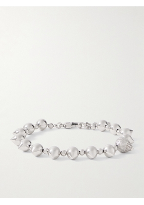 Givenchy - G Stud Mini Silver-Tone Bracelet - Men - Silver