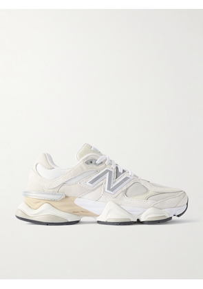New Balance - 9060 Suede, Leather and Mesh Sneakers - Men - Neutrals - UK 6