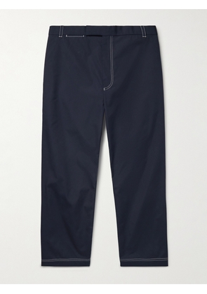 Thom Browne - Straight-Leg Typewriter Cloth Trousers - Men - Blue - 1