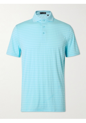 G/FORE - Striped Tech-Jersey Polo Shirt - Men - Blue - S