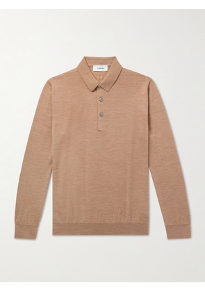 Lardini - Merino Wool Polo Shirt - Men - Neutrals - S