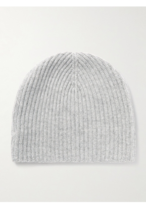 Allude - Ribbed Cashmere Beanie - Men - Gray