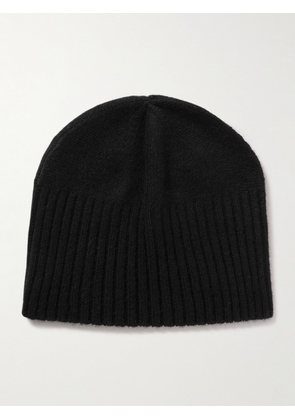 Allude - Ribbed Cashmere Beanie - Men - Black