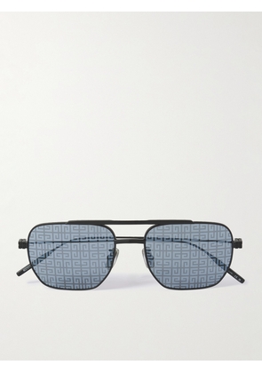 Givenchy - GVSPEED Aviator-Style Metal Sunglasses - Men - Black