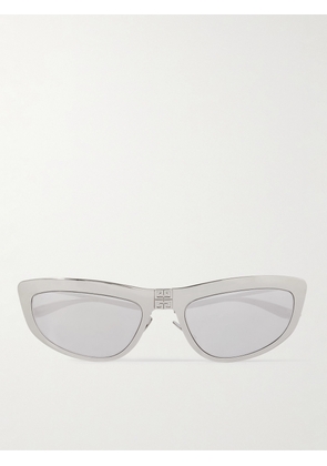 Givenchy - Mirrored D-Frame Silver-Tone Sunglasses - Men - Silver