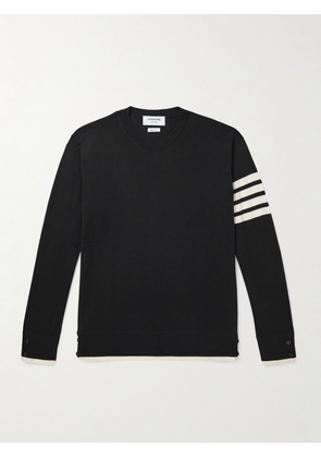 Thom Browne - Striped Merino Wool Sweater - Men - Black - 1
