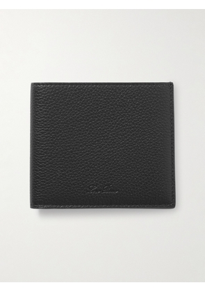 Loro Piana - Logo-Debossed Full-Grain Leather Billfold Wallet - Men - Black