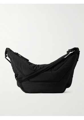 LEMAIRE - Soft Game Padded Quilted Canvas Messenger Bag - Men - Black
