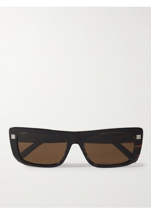 Givenchy - GV Day Square-Frame Marbled Acetate Sunglasses - Men - Tortoiseshell