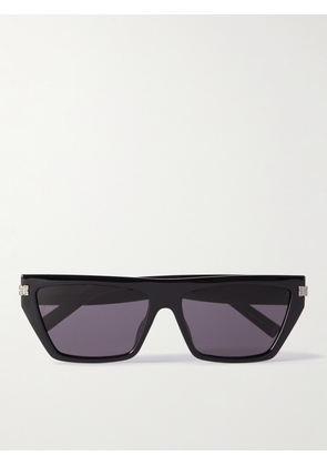 Givenchy - Square-Frame Acetate and Silver-Tone Sunglasses - Men - Black