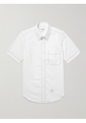 Thom Browne - Button-Down Collar Cotton-Poplin Shirt - Men - White - 1