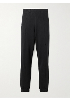 ON - Club Tapered Organic Cotton-Blend Jersey Sweatpants - Men - Black - S