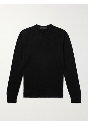 Saman Amel - Gio Slim-Fit Cotton Sweater - Men - Black - IT 46