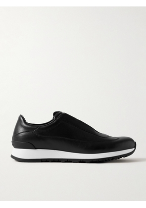 John Lobb - Lift Leather Slip-On Sneakers - Men - Black - UK 6