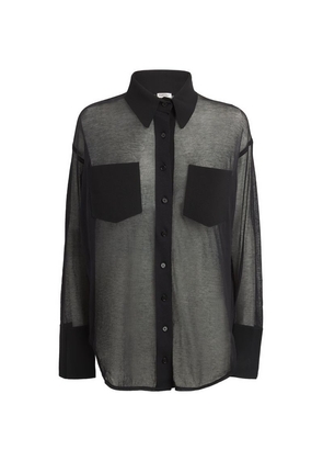 Victoria Beckham Pocket-Detail Shirt