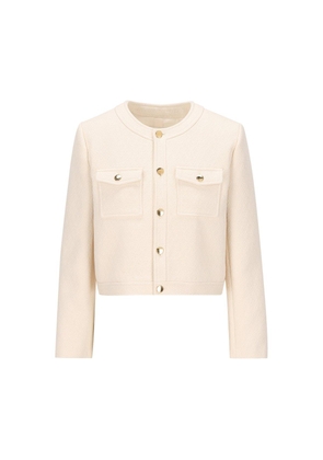 Celine Buttoned Long-sleeved Jacket