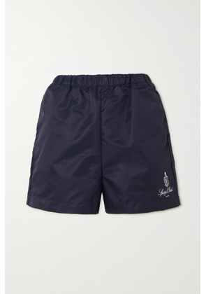 Sporty & Rich - Vendome Printed Shell Shorts - Neutrals - x small,small,medium,large,x large