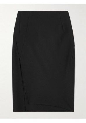 Versace - Wool-blend Midi Skirt - Black - IT36,IT38,IT40,IT42,IT44,IT46,IT48