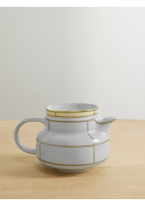 GINORI 1735 - Colonna Gold-plated Porcelain Tea Pot - Blue - One size