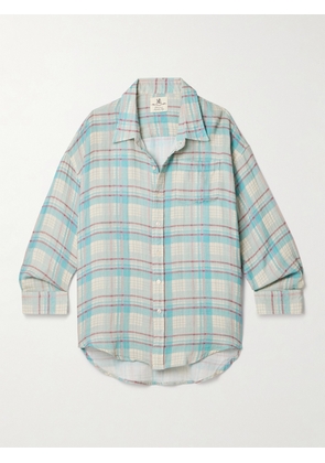 Denimist - Oversized Checked Cotton-flannel Shirt - Multi - xx small,x small,small,medium,large,x large