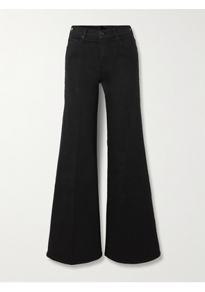 Mother - The Twister Sneak High-rise Wide-leg Jeans - Black - 23,24,25,26,27,28,29,30,31,32